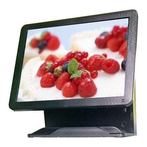 PC computer monitor desktop retail restaurant supermarket pos terminal pos system 15 inch resistive cash register