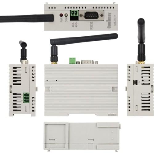 Radio Frequency Module RS232 RS485 to RFM Transparent Transmission for PLC HMI Communication Serial Devices Remote Control 1-2km