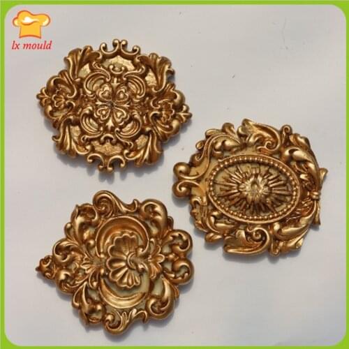 LXYY retro fondant texture silicone tool variety of patterns Road Cake Decorating mould wholesale