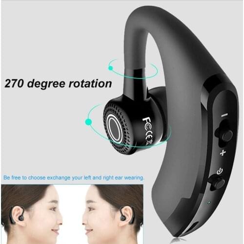 V9 Bluetooth 4.1 Headset Wireless Sports Headphone Smart Handsfree Earphone Universal Bluetooth Sports Bass Earbuds with Mic