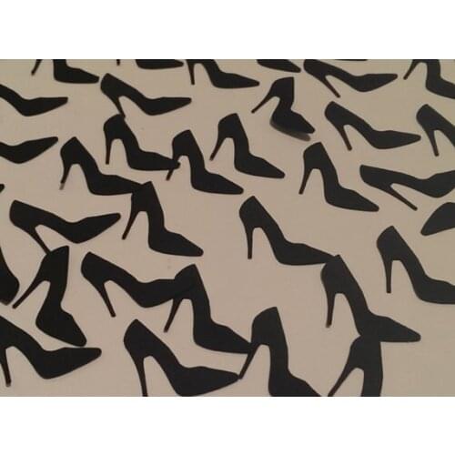 High Heel Paper Cutouts Birthday Table decor scrapbook Confettis