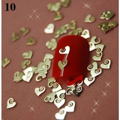 High Quality 3mm/5mm 700pcs/bag Women Metal Gold 3D Nail Art Decorations Nails Decor Tools Sticker DIY K10
