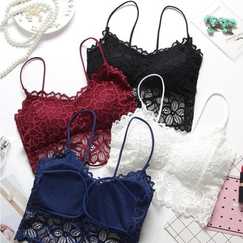 2020 Elastic Joint Bralette Sexy Lingerie Bra Top Clothes Making Wirefree Intimate Female Free Size Bra Red Black White