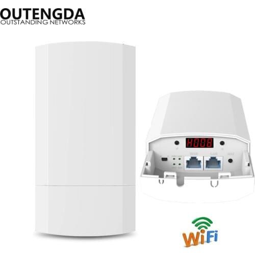 300M Outdoor Long distance CPE Router Point-to-Point Elevator Wireless Bridge Wifi Repeater Wireless AP For IP Camera(1-2km
