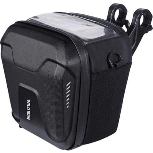 3L Bicycle Front Bag Bike Storage Basket Pouch Touch Screen Waterproof Multifunction Portable Shoulder Bag Cycling Bag Pannier