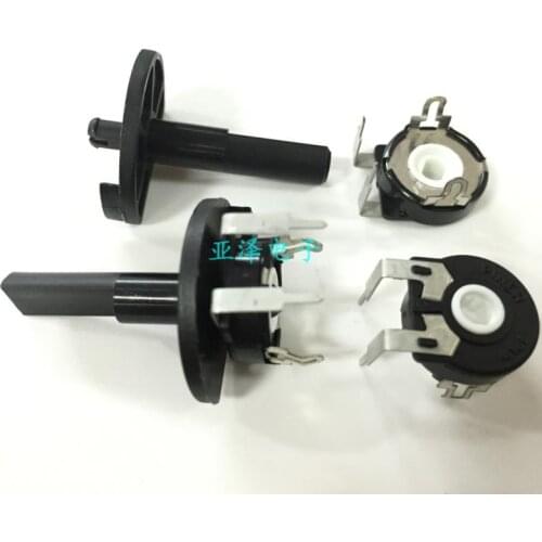 5PCS/LOT PIHER Spain PT15NV18-10K potentiometer, horizontal 4 feet, oval hole, wide foot, with rotating handle