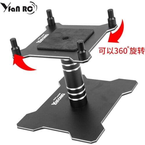 Higher Version RC Car Work Stand Assembly Platform 360 Degree Rotate Repair Station for TRX4 TRX6 G500 RC 1/8 1/10 Axial SCX10