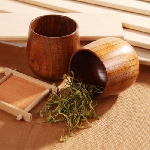 200ml Jujube Wooden Cup Green Tea Cup Breakfast Beer Milk Drinkware Green Tea Cup Water Bottle