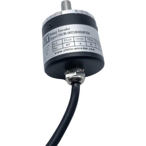 GHS38-06G series cable back out Professional Incremental rotary encoder dc 5-26v GHS38 cheap micro type NPN output A B Z SIGNAL