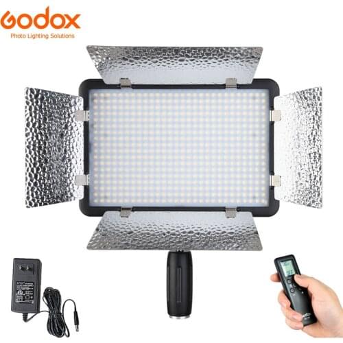 Godox LED500LR-W/Y/C LED Video Light White/Yellow/ Changeable Light Version with Reflectors Remote Control for Photo Studio
