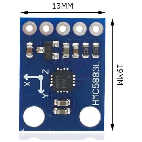 GY-273 3V-5V QMC5883L Triple Axis Compass Magnetometer Sensor Module Three Axis Magnetic Field Module For Arduino
