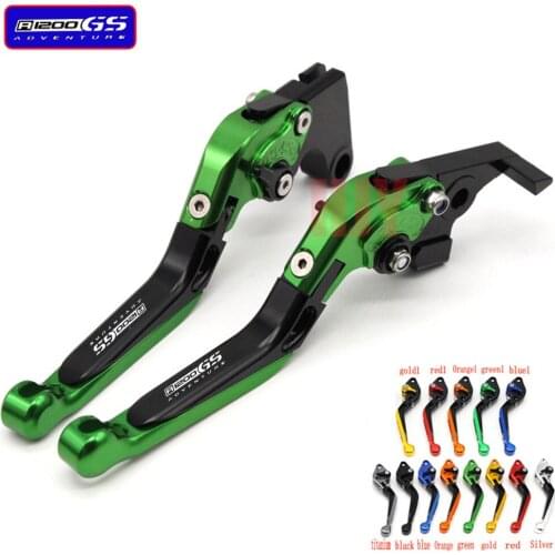 Laser Logo For BMW R1200 GS R1200GS Adventure ADV (LC) 2014-2017 2015 2016 Blue CNC Adjustable Motorcycle Brake Clutch Levers