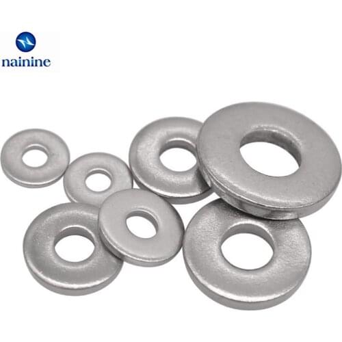 [M3-M30] 304 Stainless Steel Heavy Duty Flat Washer Machine Washer Plain Washer DIN7349