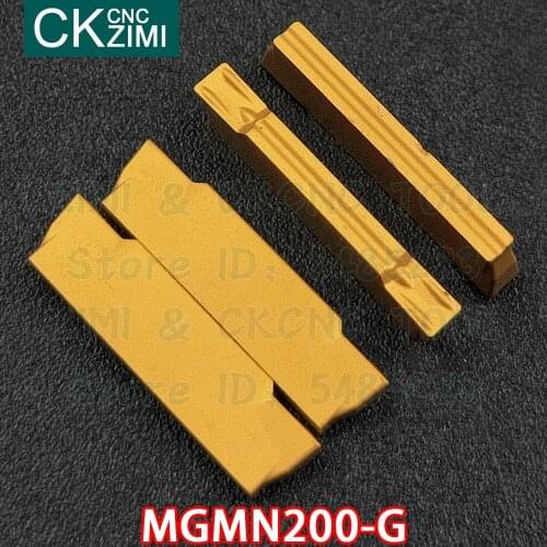 MGMN200-G MGMN 200 G 2mm Carbide Inserts Cutting grooving Inserts Slotting tools CNC Metal lathe Machine cutting Tools for Steel