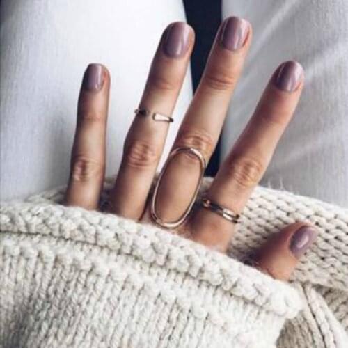 New Fashion Vintage Gold Geometry Hollow Ring Sets For Women Girl Joias Lord Of The Rings Joyme