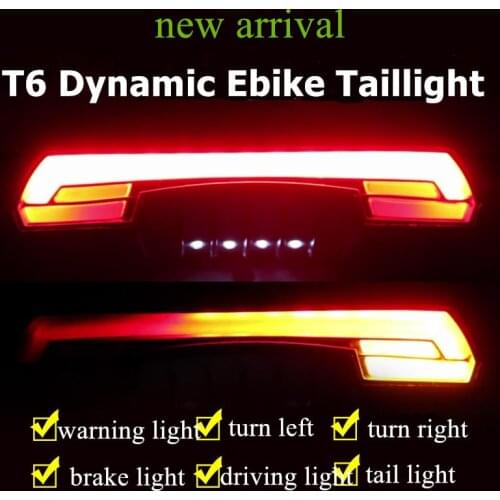 New dynamic rearlight,signal light,brake light/36v-60v universal LED three-in-one taillight for electric bike/scooter/motorcycle