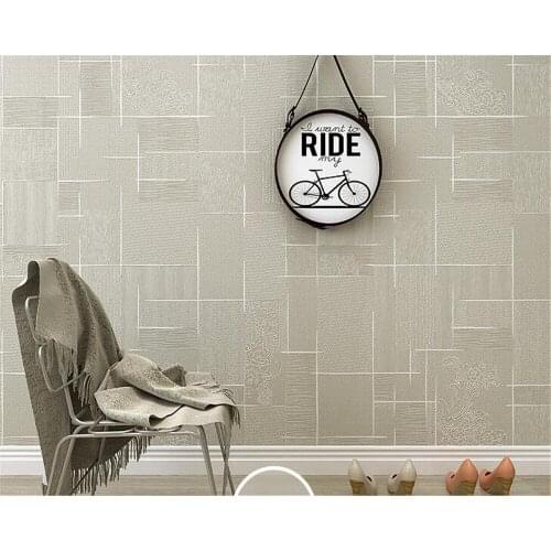 Beibehang modern Bedroom Background Wallpaper 3D Living Room TV Wallpaper Plain Pearl White shallow Khaki 3d Wallpaper Roll