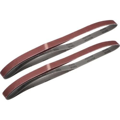 Uxcell 4pcs 1-inch X 42-inch(25mm X 1065mm) Sanding Belt 600 Grit Aluminum Oxide to wood, plastic, fiberglass steel etc