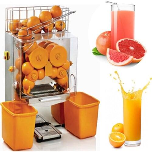 High efficiency 2000E-2 automatic orange juicer machine , commercial orange juice extractor , small citrus Juicer machine ZF