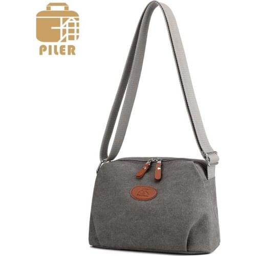 Ladies Designer Purses Travel Canvas Crossbody Bag Women Shoulder Bags Female Messenger Bag Canvas Handbags Solid Color Tote