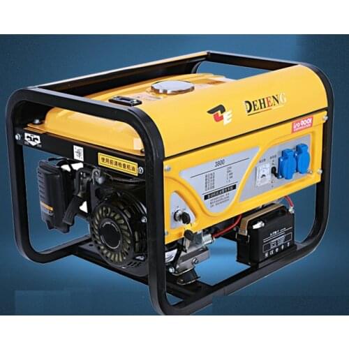 220V 3KW single-phase single-cylinder four-stroke gasoline generator Family/outdoor camping portable power generation equipment