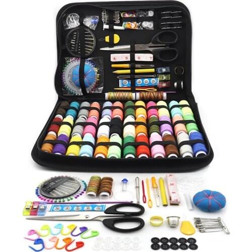 43-183 Pcs DIY Multifunctional Combination Portable Sewing Hand Sewing Embroidery Tools Home Sewing Accessories Sewing Box Set