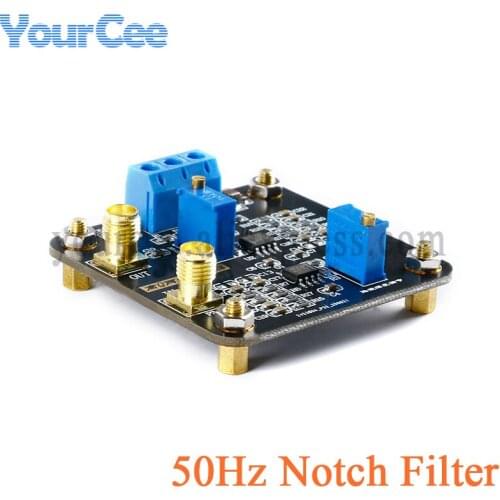 50Hz Notch Ffilter Analog Filter Module Notch Filter Power Frequency Signal Conditioning Customizable Notch Frequency