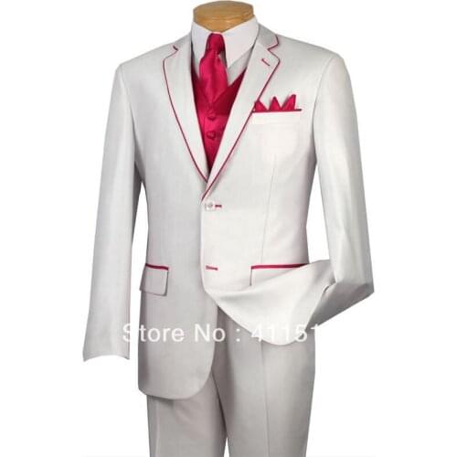 Free shipping/custom made cheap WEDDING GROOM WEAR tuxedo/WHITE MEN PARTY DRESS,MEN SUIT/mens suits wedding groom