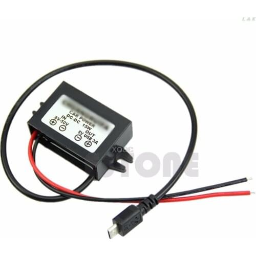 Supply Power Converter DC DC Module 8-50V to 5V Micro USB OUTPUT 12V/24V to 5V M07 dropship