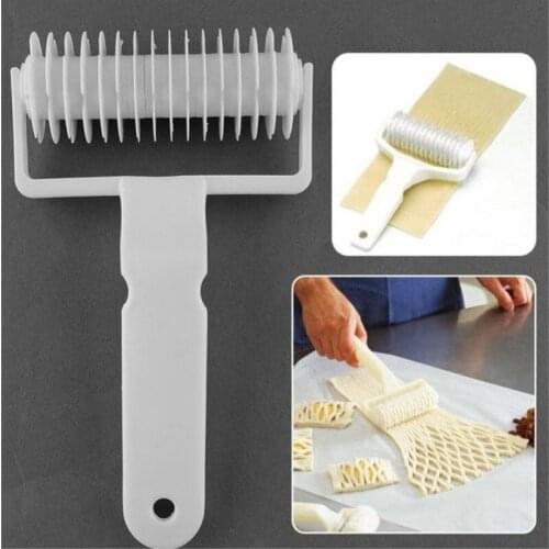 Large Size Pull Net Pizza Knife Wheel Pasta Lattice Roller Cutter Dough Biscuit Pie Kitchen Baking Tool Cutter Accessories