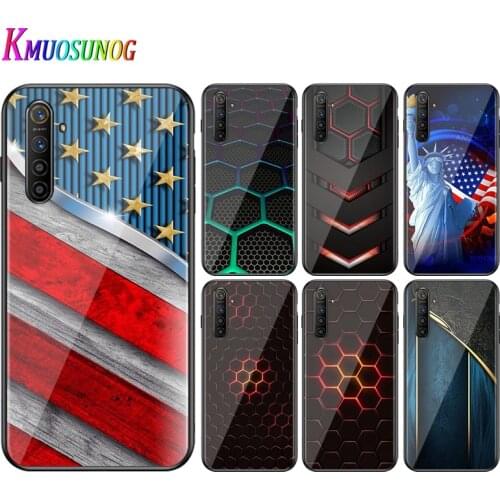 For OPPO A5 A9 2020 F7 Phone Cover Car Carbon fibre for OPPO Reno 2 Z 2Z 2F 3 4 Pro 5G Bright Black Phone Case