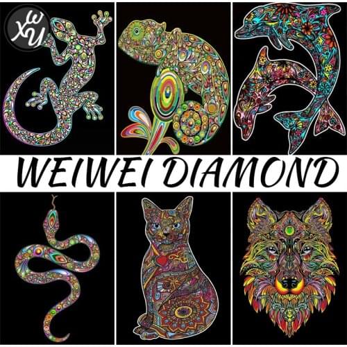 Black White Diy Diamond Painting Diamond Embroidery Animal Diamond Painting Black Cat Diamond Mosaic Gecko 5D Full Drill Stitch