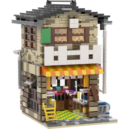 1344 PCS MOC Toys City Street Scene Lagoon Island Lake Construction Building Blocks Modular Architecture Block Model
