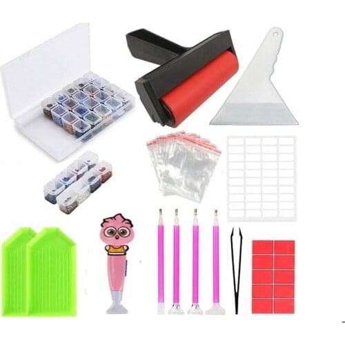 Diy Diamond Embroidery Accessories and Tools Kit Adult or Kids Diamond Painting Box Mosaic Glue Pen Kit