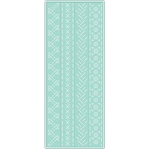 Background Stitched Slimline Metal Craft Dies Cutting For Diy Scrapbooking Paper Stencil Diary Decoration 2021 Embossing New