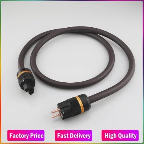 Viborg VP1606 High-End AC EU Standard to IEC Power Cable Pure Copper Schuko Mains HIFI Extension Cable Viborg VP1606 High-End AC
