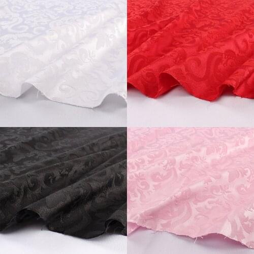 Classic Solid Color Jacquard Fabric Vintage Retro Cloth Qipao Making Cheongsam Hanfu Making 150cm wide sold by the Yard