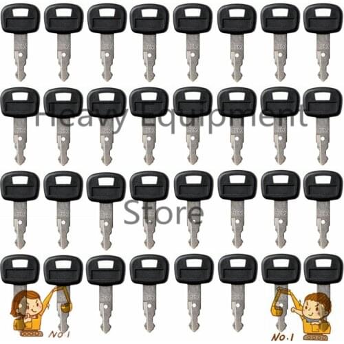 32 Pcs 459A For Kubota Mini Excavator Skid Steer Loader Heavy Equipment Ignition Key