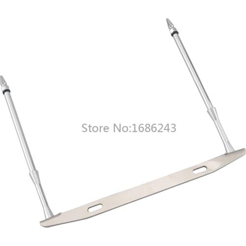 Motorcycle License Plate Mounted Double Flag Holder Rugged Design Fits For Harley Electra Glide Classic FLHTC FLHTC FH100