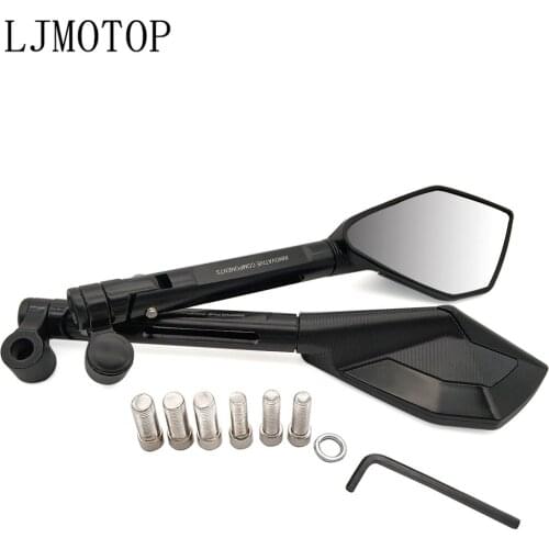 For Moto Guzzi BREVA 750 1100 GRISO MGX21 GT8V NORGE 1200 CNC Motorcycle Mirrors Moto Rearview Mirrors Side Mirrors accessories