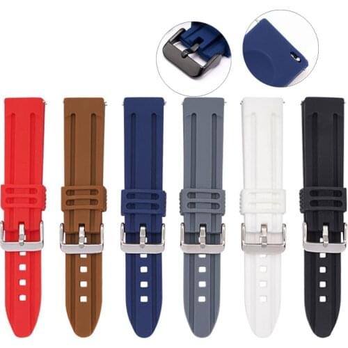 18mm 20mm 22mm 24mm Sport Smart Bracelet for Samsung Galaxy 45mm 46mm Gear S2 S3 Huawei Watch GT Soft Silicone Strap Watchband
