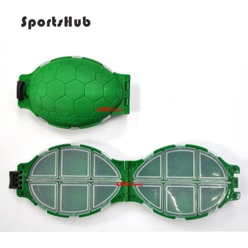SPORTSHUB Turtle-shaped Eco-Friendly Fishing Boxes Lure Bait Tackle Storage Box Case Container Fishing Accessories NR0023
