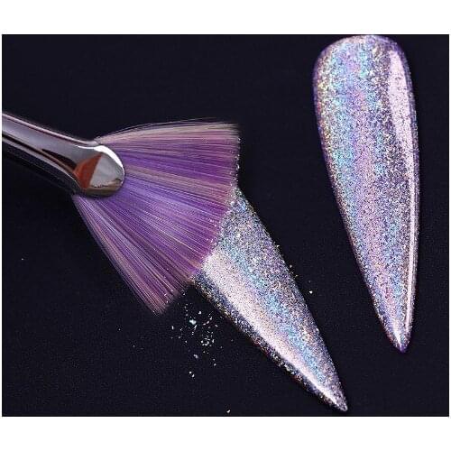 Rhinestone Handle Nail Brush Gradient Dust Glitter Powder Remover Nail Art Drawing Pen Painting Manicure Brushes Nail Art Brush