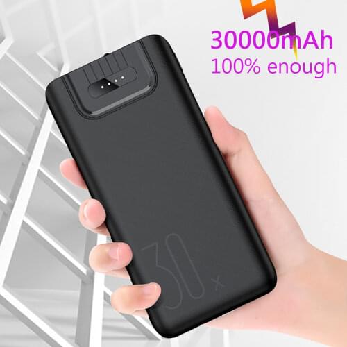 LED Power Bank 30000mAh Portable Charging Poverbank Pack Charge External Battery 2USB Powerbank For iPhone Xiaomi Samsung Huawei
