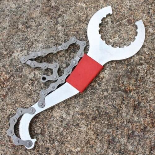 Cycling Repairing Tool Flywheel Chain Disassembly Wrench Flywheel removing tail hook wrench Maintenance tools