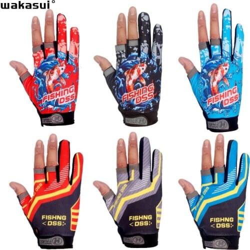 Carp Four Seasons Three Finger Sport Fishing Gloves For Hunting Gloves Finger Protector Outdoor Fingertip Fishing Accessories