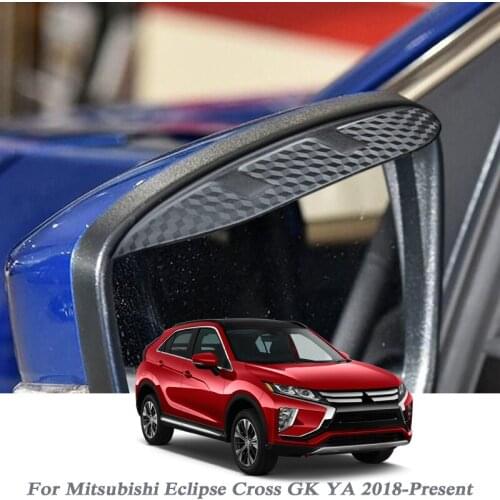 Car Rearview Mirror Rain Eyebrow Shield Snow Guard Sun Side Visor Shade Protector For Mitsubishi Eclipse Cross GK YA 2018-2023