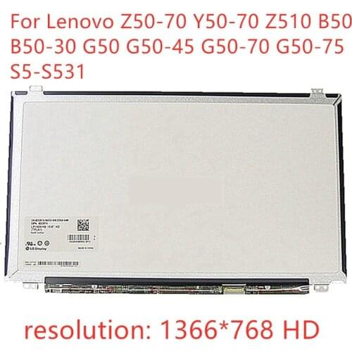 15.6 Slim lcd matrix For Lenovo Z50-70 Y50-70 Z510 B50 B50-30 G50 G50-45 G50-70 G50-75 S5-S531 Laptop led screen 30pin 1366*768