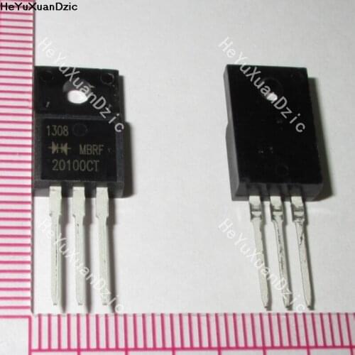10Pcs/ lot MBRF20100CT 20100CT TO-220F Schottky Diodes & Rectifiers 20A 100V New Original Product