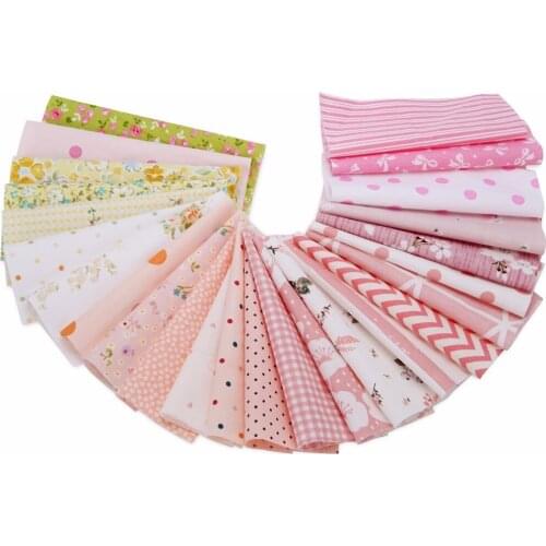 100pcs Floral Cotton Fabric Bundle 12*10cm Patchwork Scraps Quilting Sewing Fabric Cloth For Quilts Cushions DIY Crafts